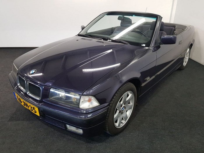 Versnel hoesten Dicteren BMW 318i E36 Cabriolet 1995 Violett metallic lak te koop bij ERclassics