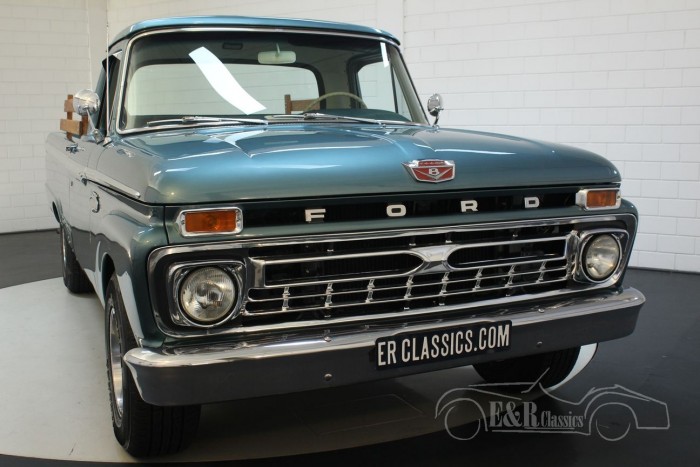 Gloed Systematisch Boven hoofd en schouder Ford F100 Custom Cab Pickup 1966 te koop bij ERclassics
