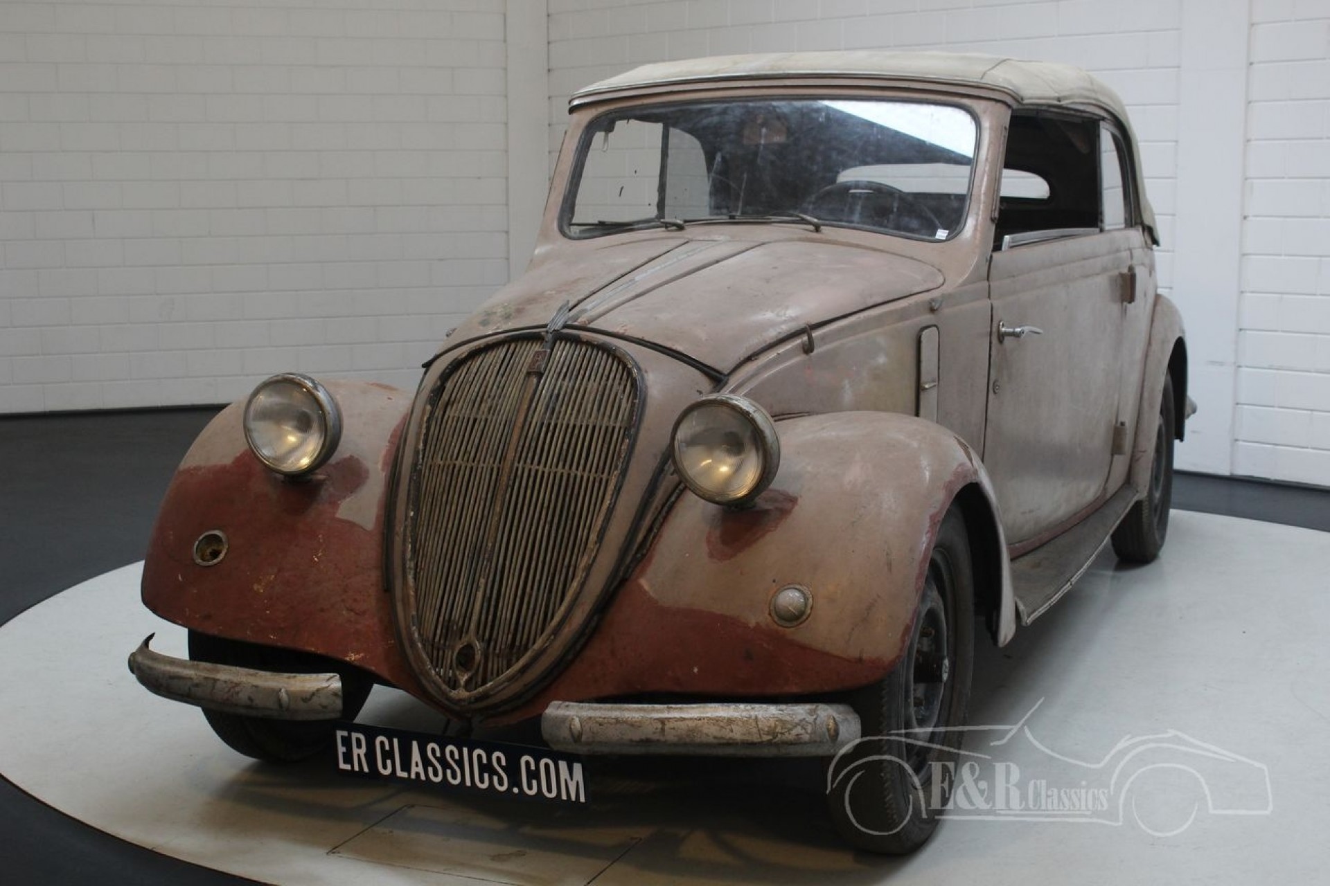 Barnfind 6cyl NSUFiat 1500 Gläser Cabriolet 1938